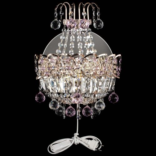 Бра Ника шар розовая в Новокузнецке Гусь Хрустальный