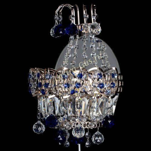 Бра Ника шар синяя в Новокузнецке Гусь Хрустальный