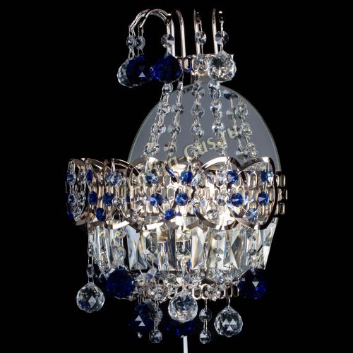 Бра Ника шар синяя в Новокузнецке Гусь Хрустальный