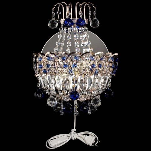 Бра Ника шар синяя в Новокузнецке Гусь Хрустальный