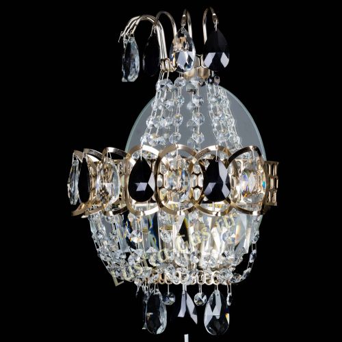 Бра Ника журавлик черная в Новокузнецке Гусь Хрустальный