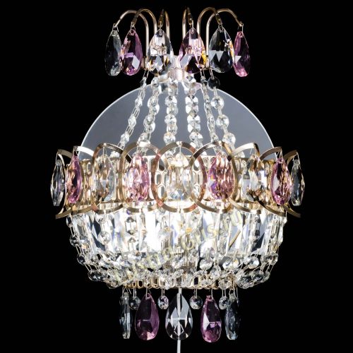 Бра Ника журавлик розовая в Новокузнецке Гусь Хрустальный