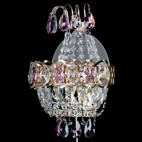 Бра Ника журавлик розовая в Новокузнецке Гусь Хрустальный