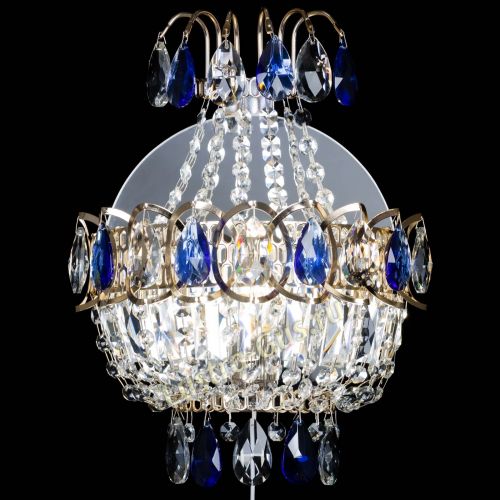 Бра Ника журавлик синяя в Новокузнецке Гусь Хрустальный