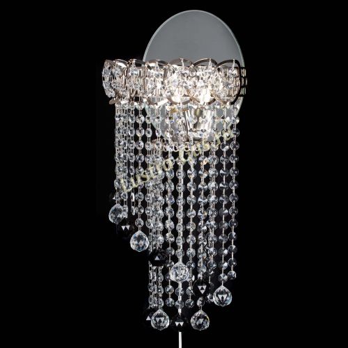 Бра Омега №1 черная в Новокузнецке Гусь Хрустальный