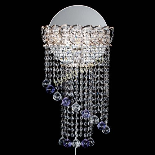 Бра Омега №1 фиолетовая в Новокузнецке Гусь Хрустальный