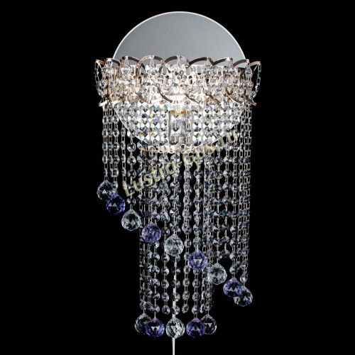 Бра Омега №1 фиолетовая в Новокузнецке Гусь Хрустальный