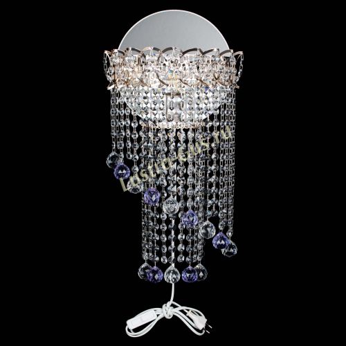 Бра Омега №1 фиолетовая в Новокузнецке Гусь Хрустальный