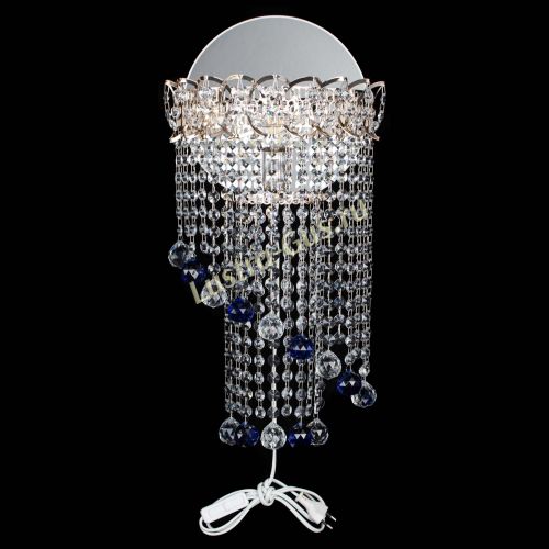 Бра Омега №1 синяя в Новокузнецке Гусь Хрустальный