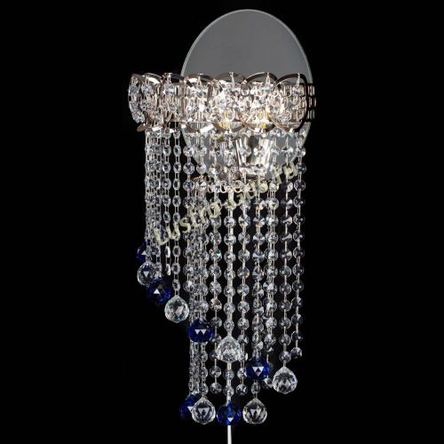 Бра Омега №1 синяя в Новокузнецке Гусь Хрустальный