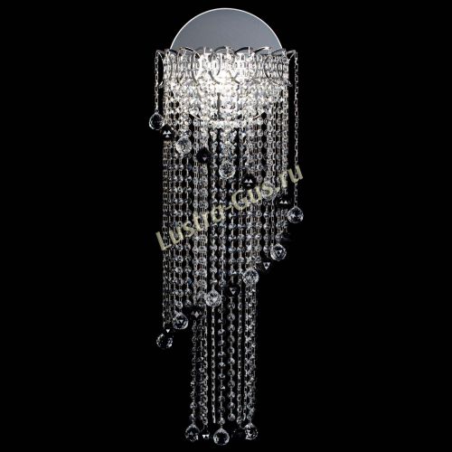 Бра Омега №3 черная в Новокузнецке Гусь Хрустальный