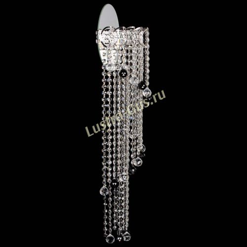 Бра Омега №3 черная в Новокузнецке Гусь Хрустальный