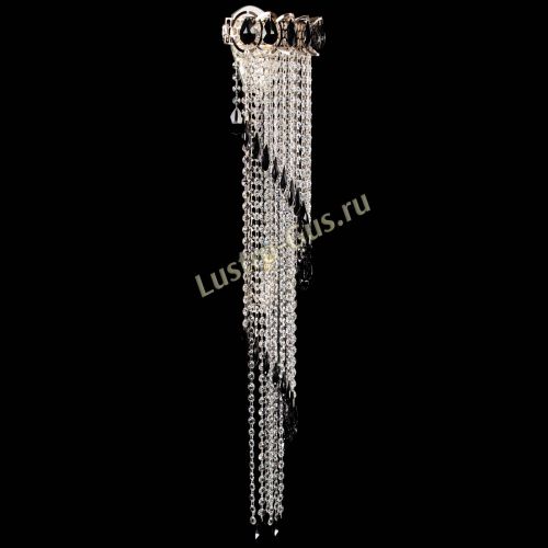 Бра Омега №4 черная в Новокузнецке Гусь Хрустальный