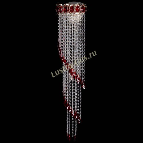 Бра Омега №4 красная в Новокузнецке Гусь Хрустальный