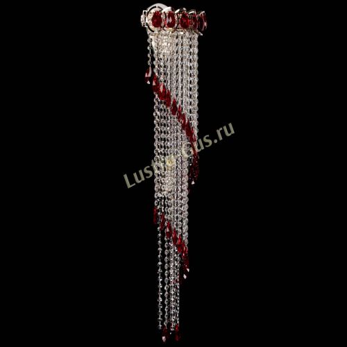 Бра Омега №4 красная в Новокузнецке Гусь Хрустальный