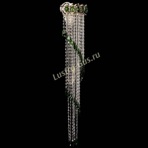 Бра Омега №4 зеленая в Новокузнецке Гусь Хрустальный