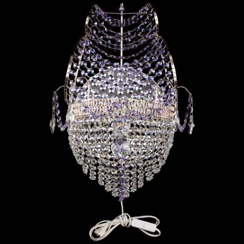 Бра Парусник №1 фиолетовая в Новокузнецке Гусь Хрустальный