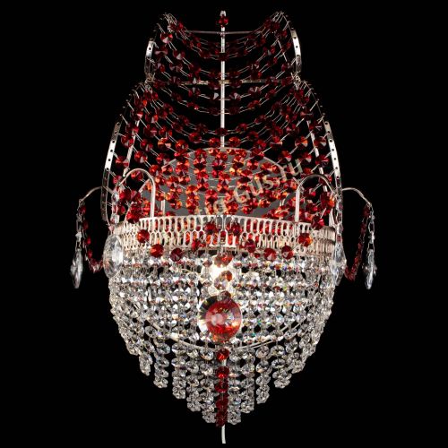 Бра Парусник №1 красная в Новокузнецке Гусь Хрустальный