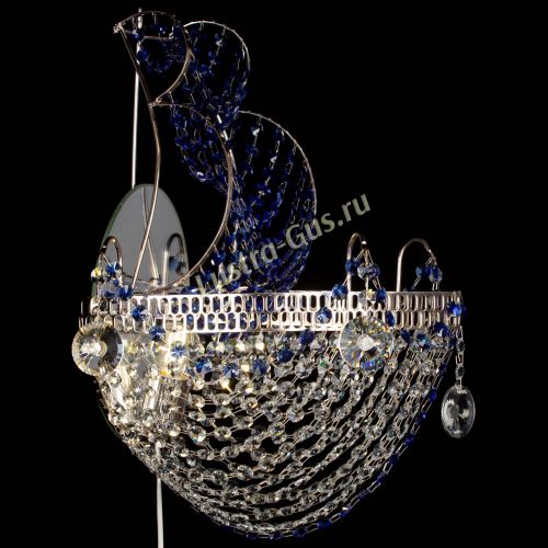 Бра Парусник №1 синяя в Новокузнецке Гусь Хрустальный