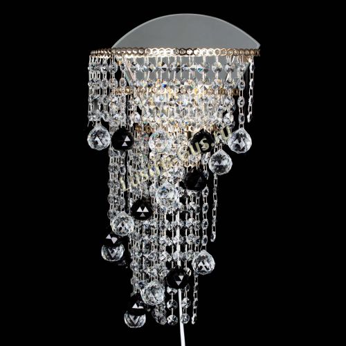 Бра Пирамида №3 черная в Новокузнецке Гусь Хрустальный