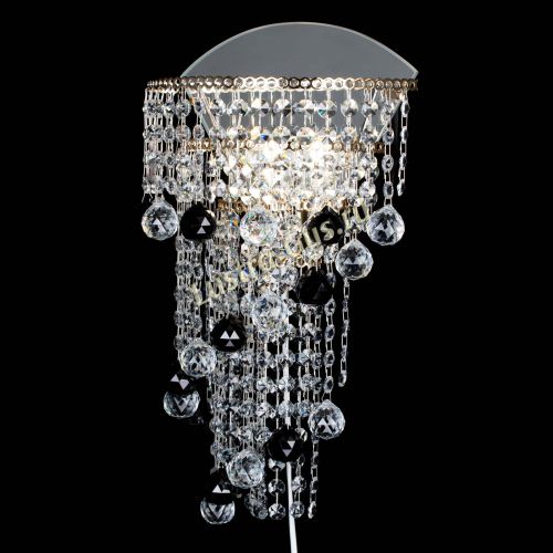 Бра Пирамида №3 черная в Новокузнецке Гусь Хрустальный