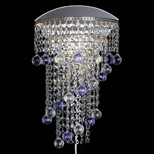 Бра Пирамида №3 фиолетовая в Новокузнецке Гусь Хрустальный