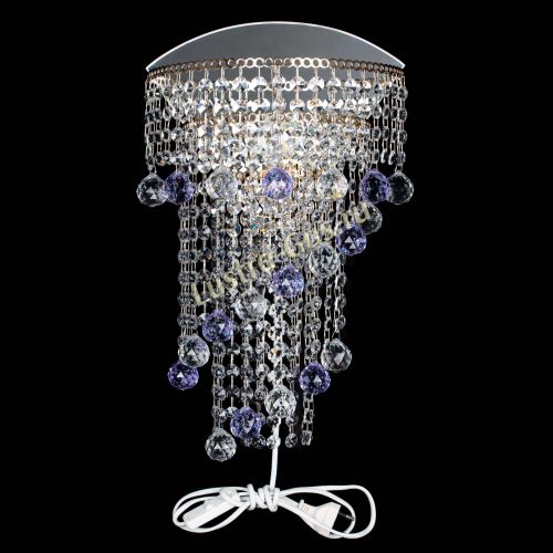 Бра Пирамида №3 фиолетовая в Новокузнецке Гусь Хрустальный