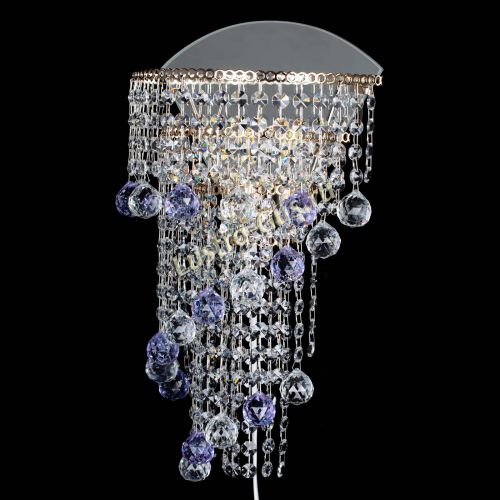 Бра Пирамида №3 фиолетовая в Новокузнецке Гусь Хрустальный