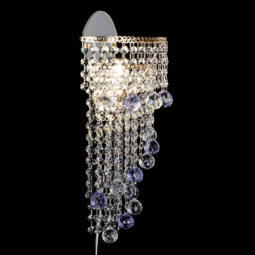 Бра Пирамида №3 фиолетовая в Новокузнецке Гусь Хрустальный