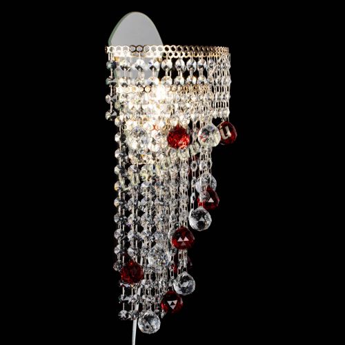 Бра Пирамида №3 красная в Новокузнецке Гусь Хрустальный