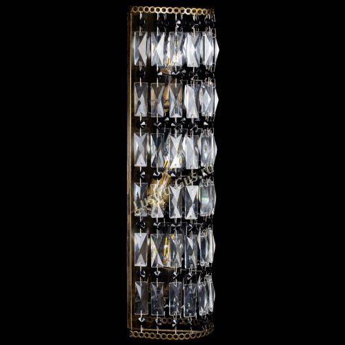 Бра Прямоугольник пластинка под бронзу Черная в Новокузнецке Гусь Хрустальный