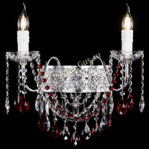 Бра Свеча Восток №2 красная в Новокузнецке Гусь Хрустальный