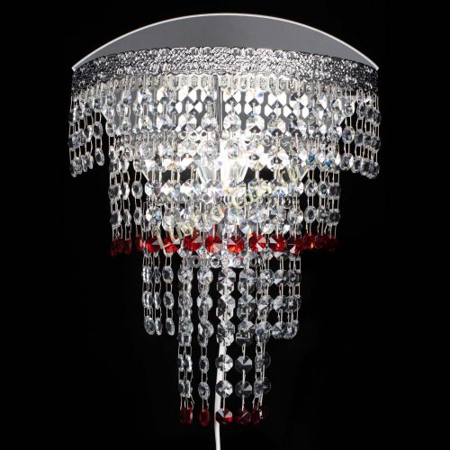 Бра Токката оптикон красная в Новокузнецке Гусь Хрустальный