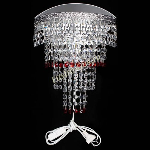 Бра Токката оптикон красная в Новокузнецке Гусь Хрустальный