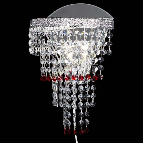 Бра Токката оптикон красная в Новокузнецке Гусь Хрустальный