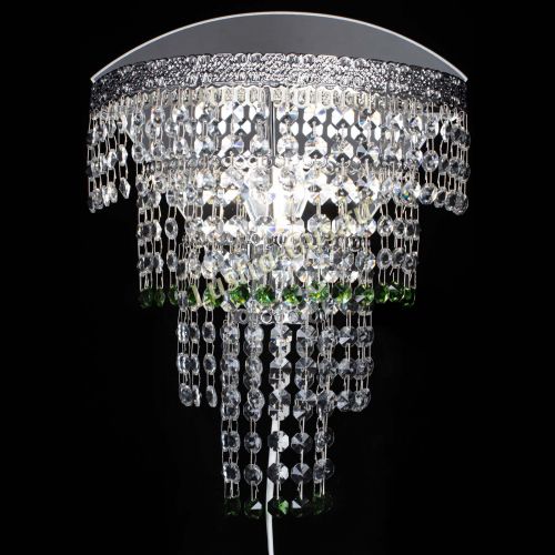 Бра Токката оптикон зеленая в Новокузнецке Гусь Хрустальный