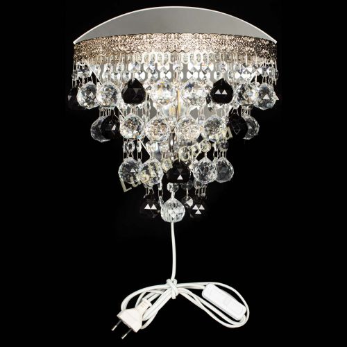 Бра Токката пирамида шар 30 черная в Новокузнецке Гусь Хрустальный