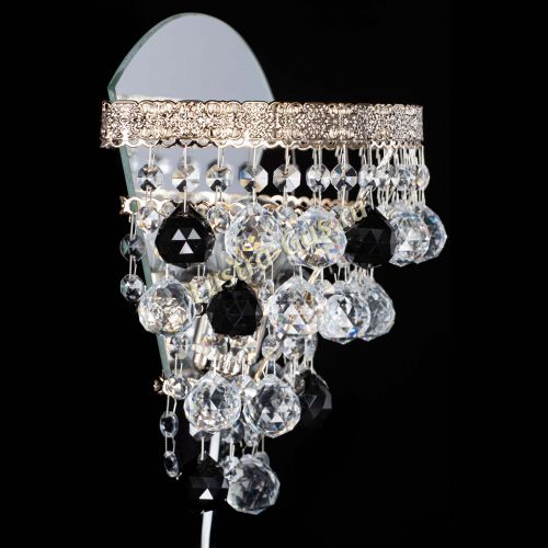 Бра Токката пирамида шар 30 черная в Новокузнецке Гусь Хрустальный