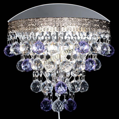 Бра Токката пирамида шар 30 фиолетовая в Новокузнецке Гусь Хрустальный