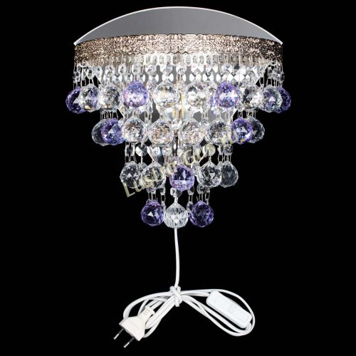 Бра Токката пирамида шар 30 фиолетовая в Новокузнецке Гусь Хрустальный