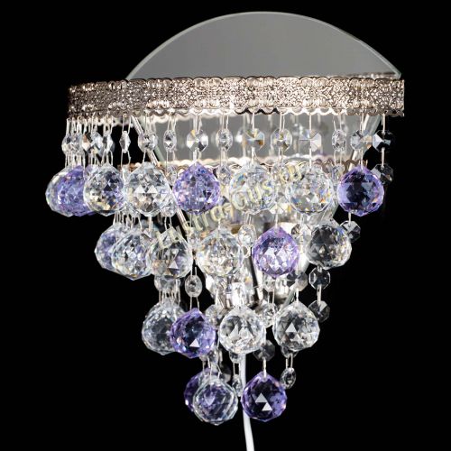 Бра Токката пирамида шар 30 фиолетовая в Новокузнецке Гусь Хрустальный