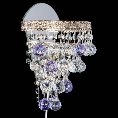 Бра Токката пирамида шар 30 фиолетовая в Новокузнецке Гусь Хрустальный