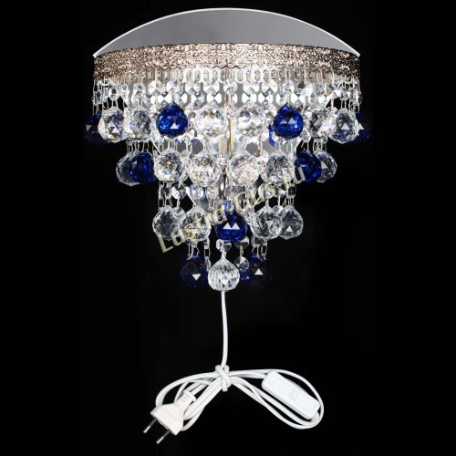 Бра Токката пирамида шар 30 синяя в Новокузнецке Гусь Хрустальный