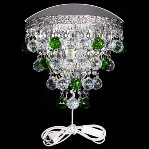 Бра Токката пирамида шар 30 зеленая в Новокузнецке Гусь Хрустальный