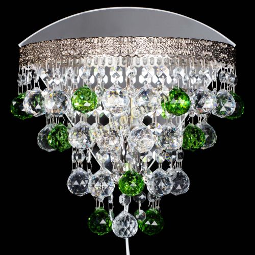 Бра Токката пирамида шар 30 зеленая в Новокузнецке Бра Токката пирамида шар 30 зеленая в Новокузнецке