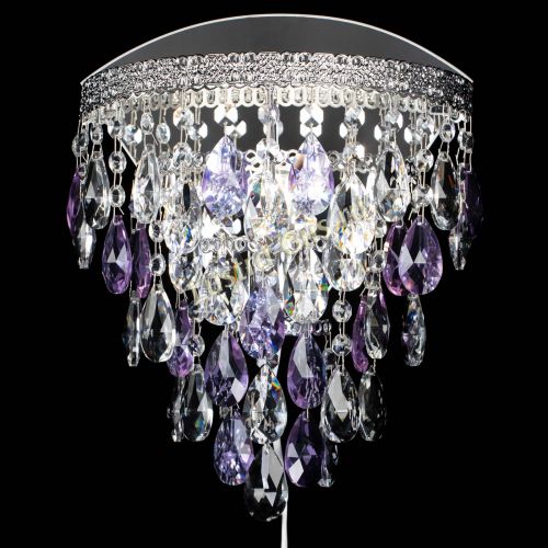 Бра Токката пирамида журавлик фиолетовая в Новокузнецке Гусь Хрустальный