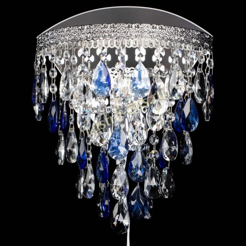 Бра Токката пирамида журавлик синяя в Новокузнецке Гусь Хрустальный