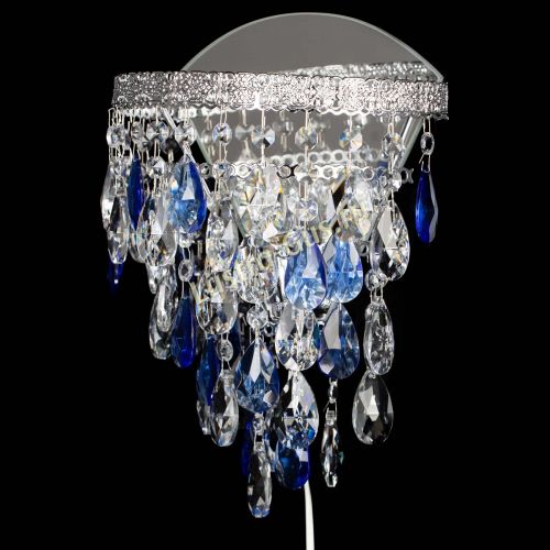 Бра Токката пирамида журавлик синяя в Новокузнецке Гусь Хрустальный