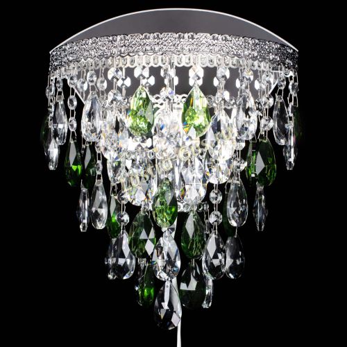 Бра Токката пирамида журавлик зеленая в Новокузнецке Гусь Хрустальный