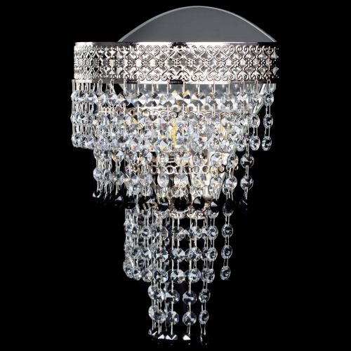 Бра Венеция Капель оптикон черная в Новокузнецке Гусь Хрустальный